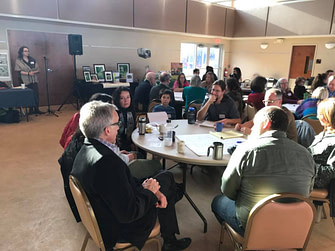 19961241_10159762889735262_3649245605044812408_n Rhonda Baird facilitating a large group workshop, 2018