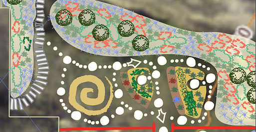 L.K. design front yard permaculture design snippet